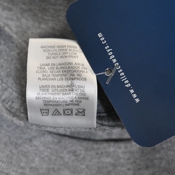 Reebok NFL Team Apparel Mens M Dallas Cowboys Onfield Gray T-shirt NEW - Picture 9 of 9